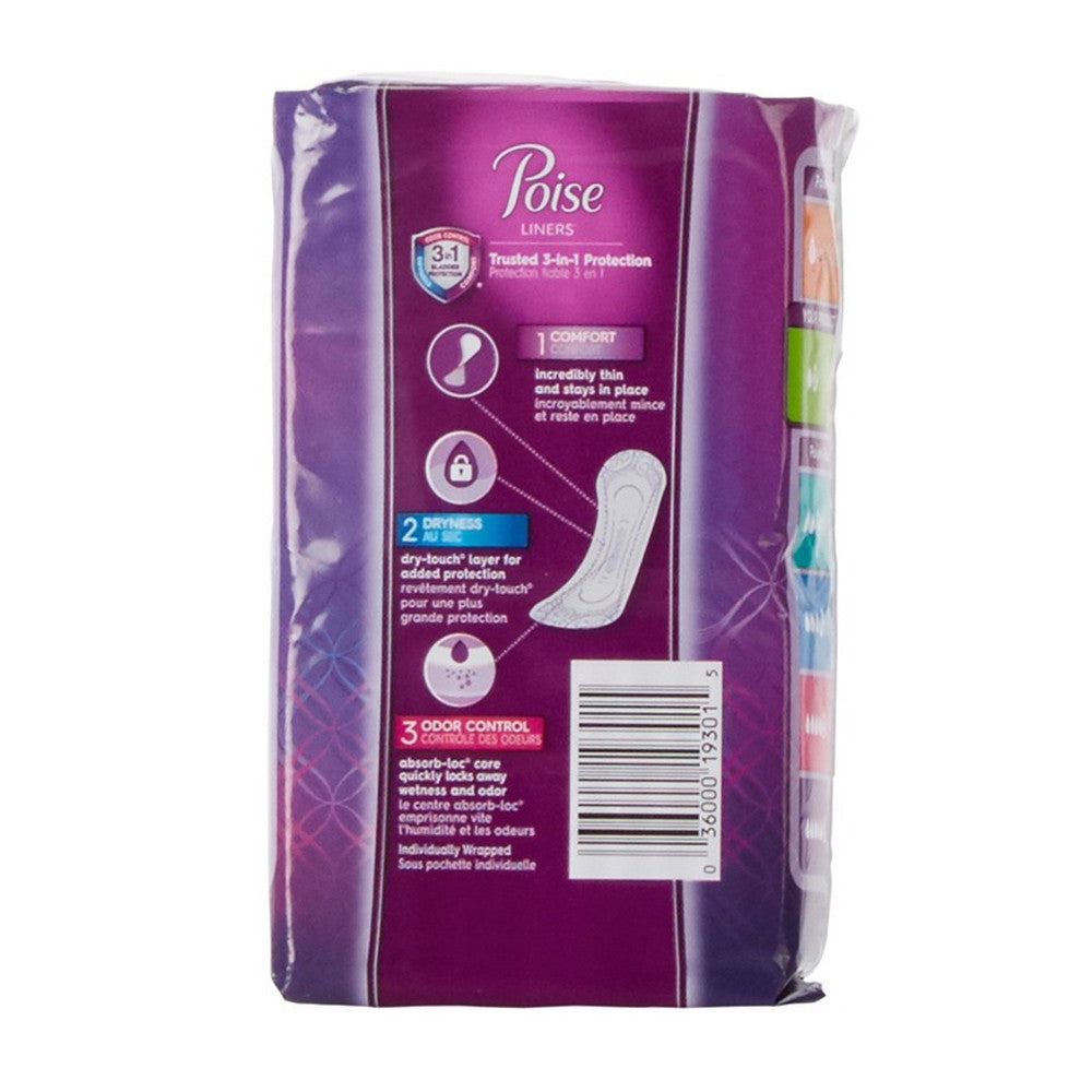 Kimberly Clark Poise Pantiliners, #19305 - 26 Ea